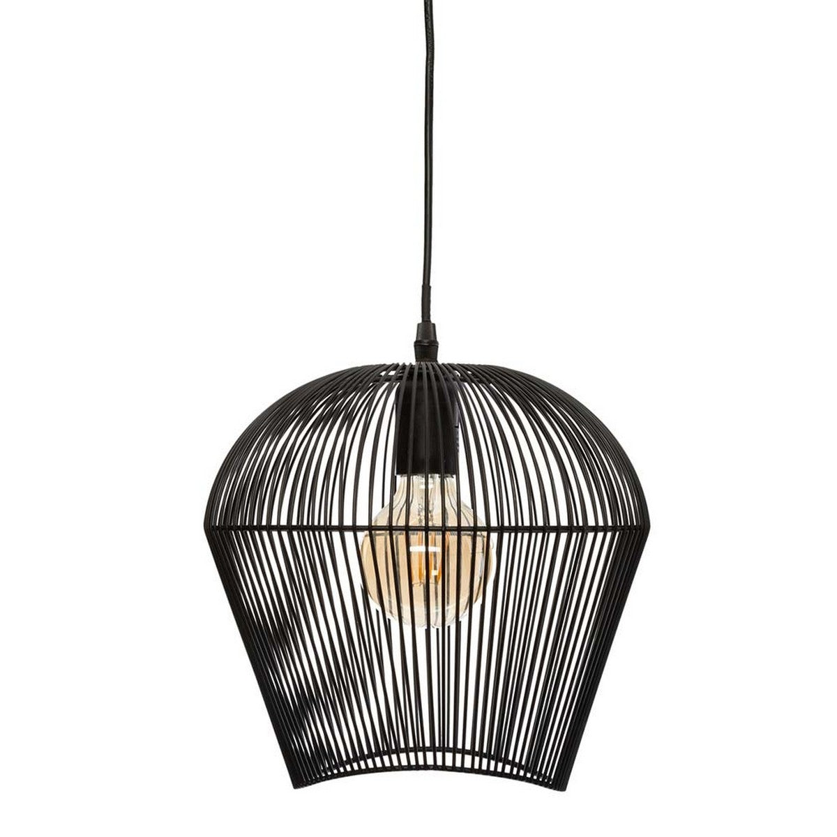 Ceiling Light Atmosphera Jena Black 40W Metal (26 x 26 x 25 cm)-1