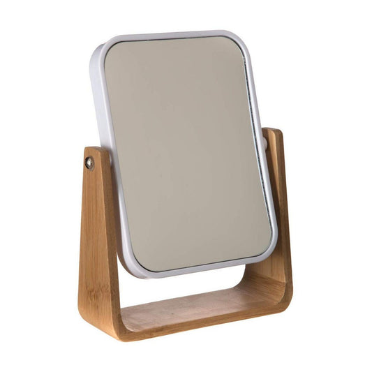 Mirror with Mounting Bracket Natureo White 22 x 16 x 6 cm-0
