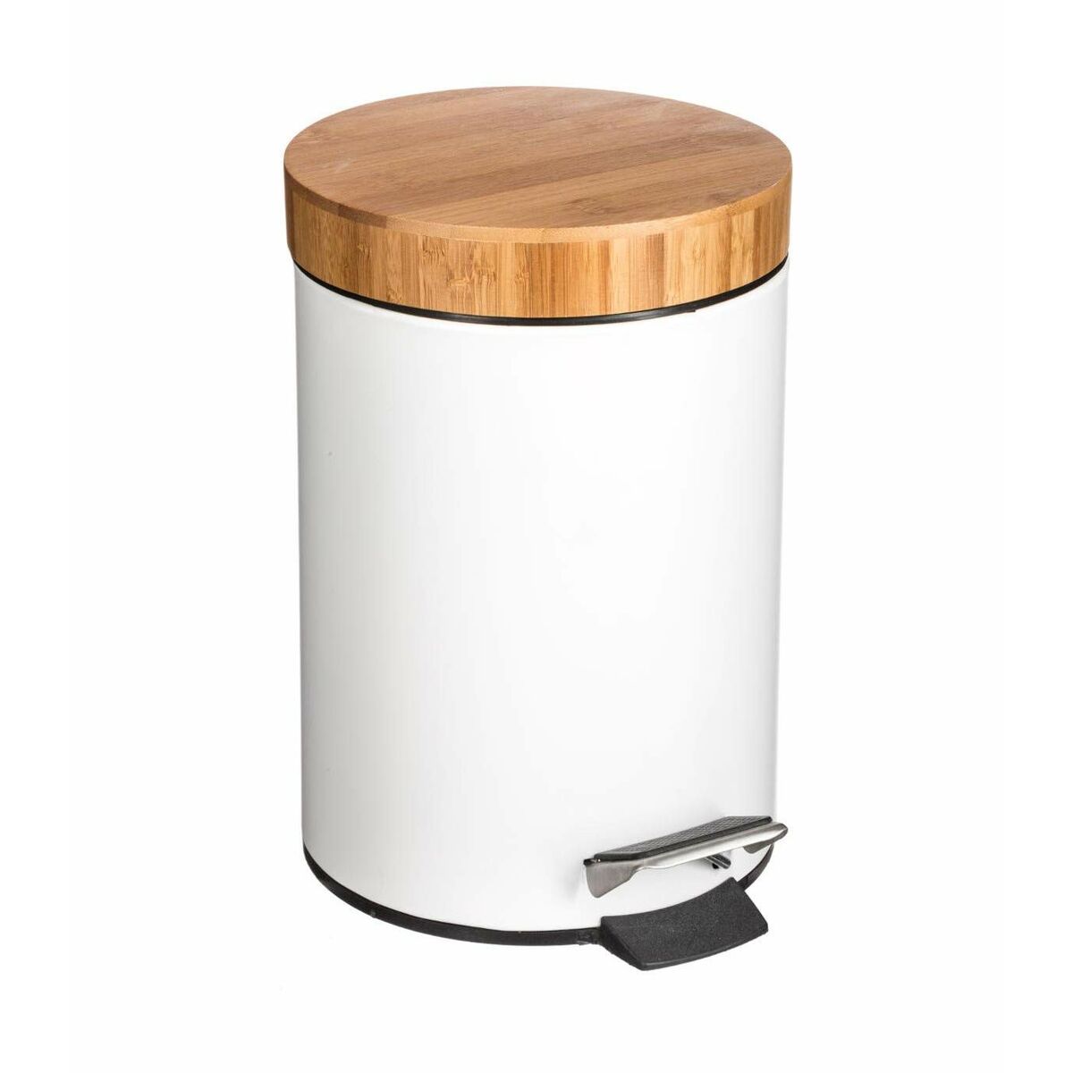 Pedal bin 5five Simply Smart Natureo White Natural 3 L-0