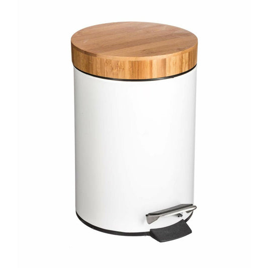 Pedal bin 5five Simply Smart Natureo White Natural 3 L-0