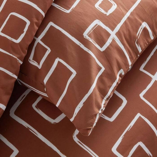 Duvet cover set TODAY Orange Super king 2 Pieces-1