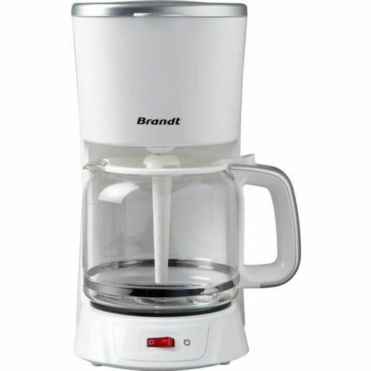 Drip Coffee Machine Brandt CAF1318S White 1000 W 1100 W-0