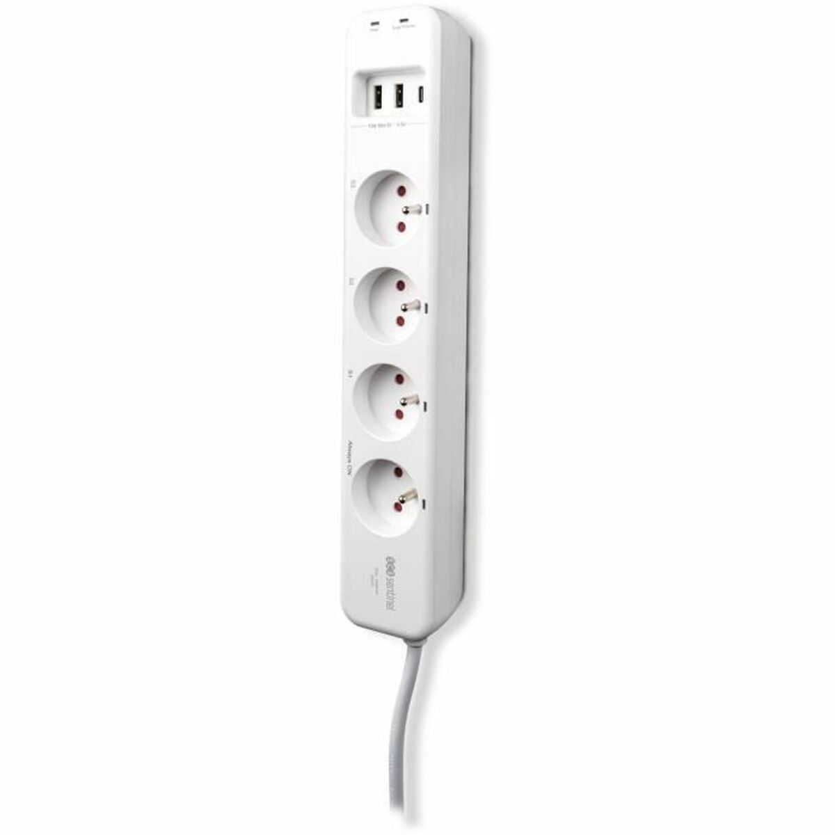 4-socket plugboard without power switch SCS SENTINEL SmartPlug 240 V-5