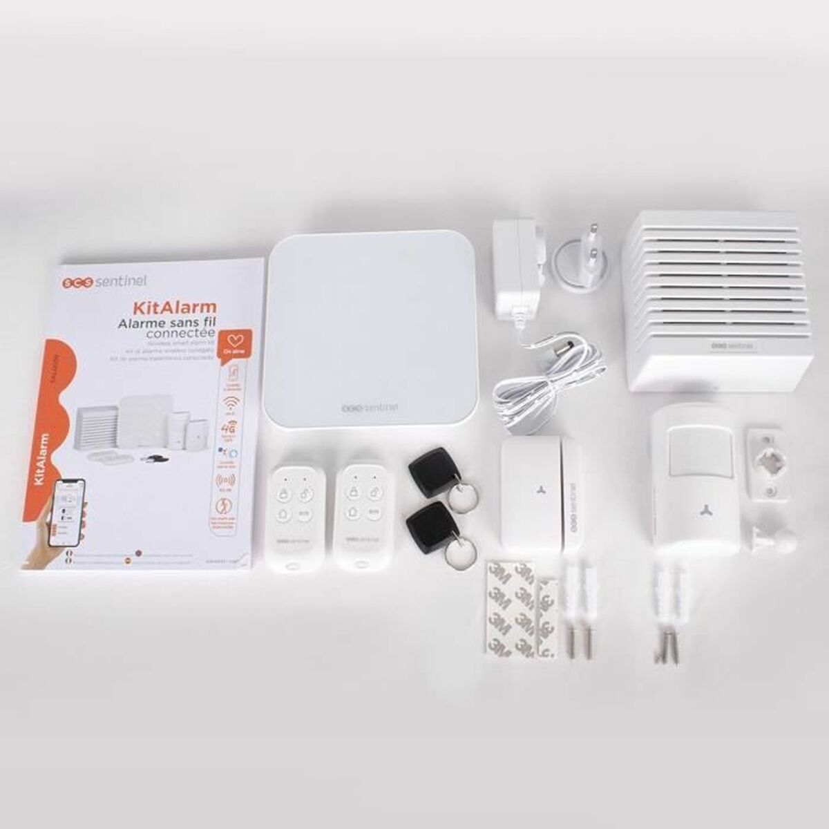 Alarm System SCS SENTINEL KitAlarm Wi-Fi 4G 8 Pieces-2