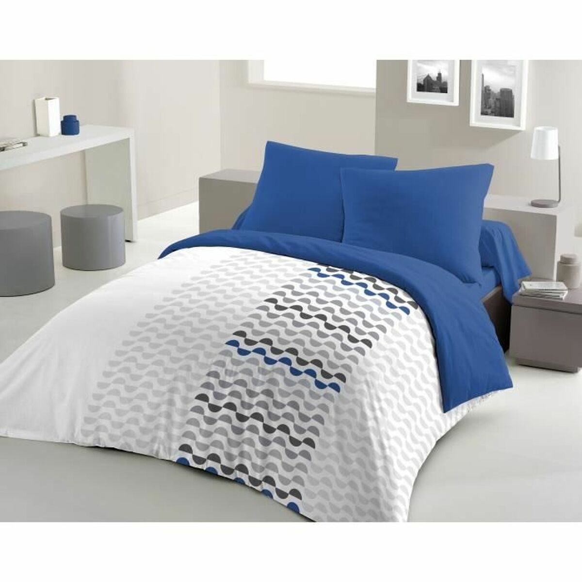 Duvet cover set HOME LINGE PASSION Dream Blue 220 x 240 cm-0