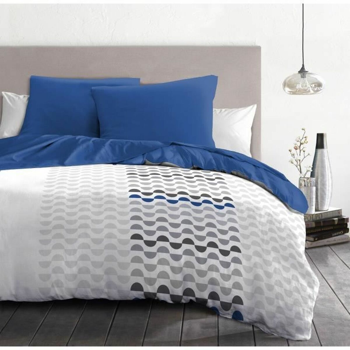 Duvet cover set HOME LINGE PASSION Dream Blue 220 x 240 cm-2