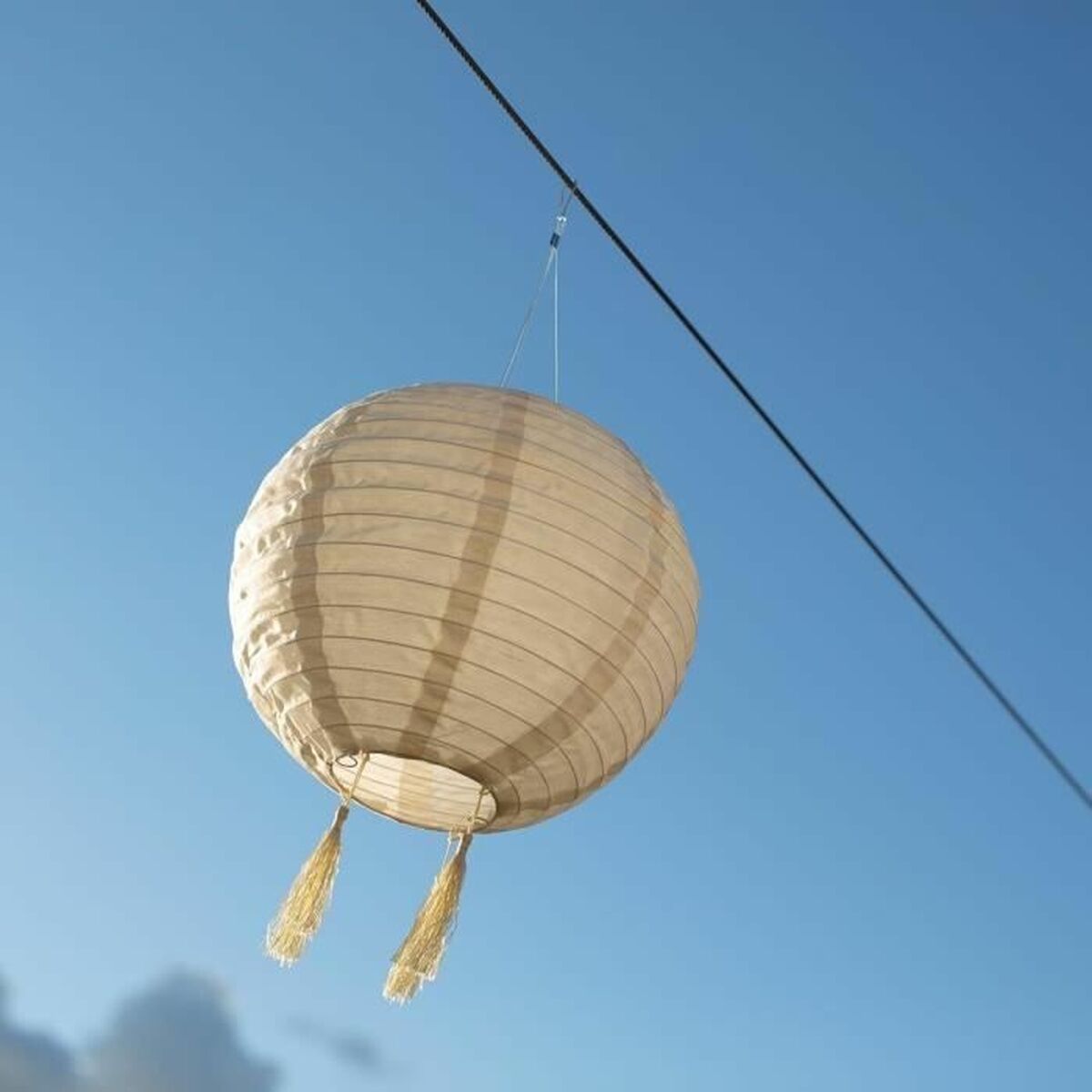 Lantern set Lumisky HIMALAYA Beige Ø 30 cm 3 Pieces-2