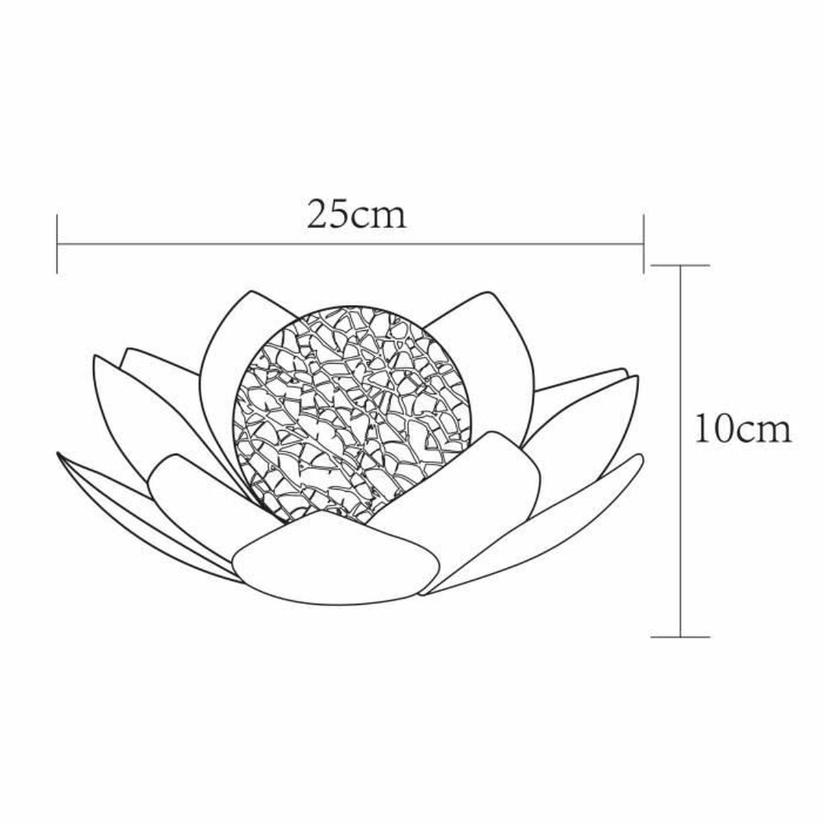 Solar lamp Galix Waterlily 25 cm-1