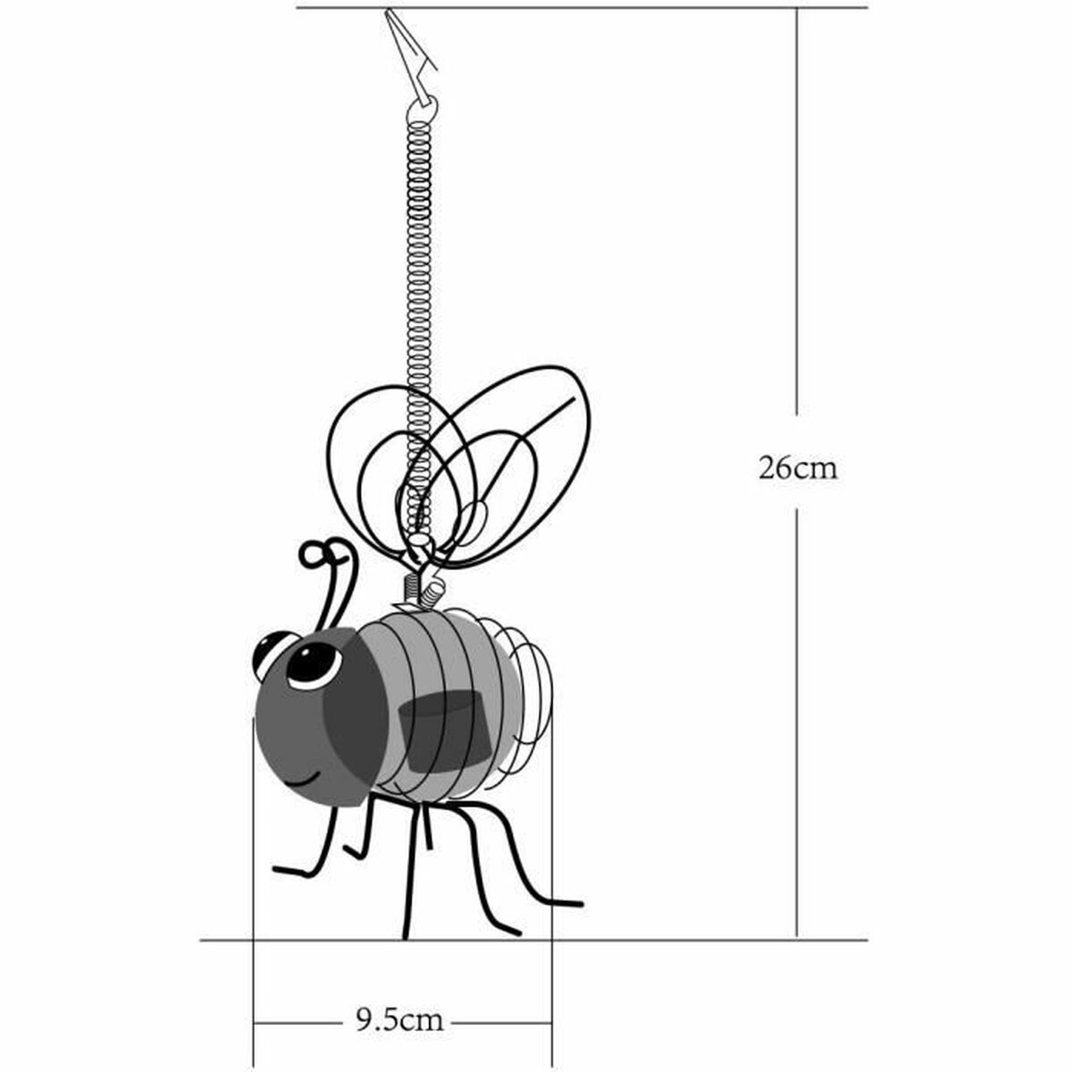 Lighting decoration Galix Bee Solar light 11 x 10 x 14 cm-1