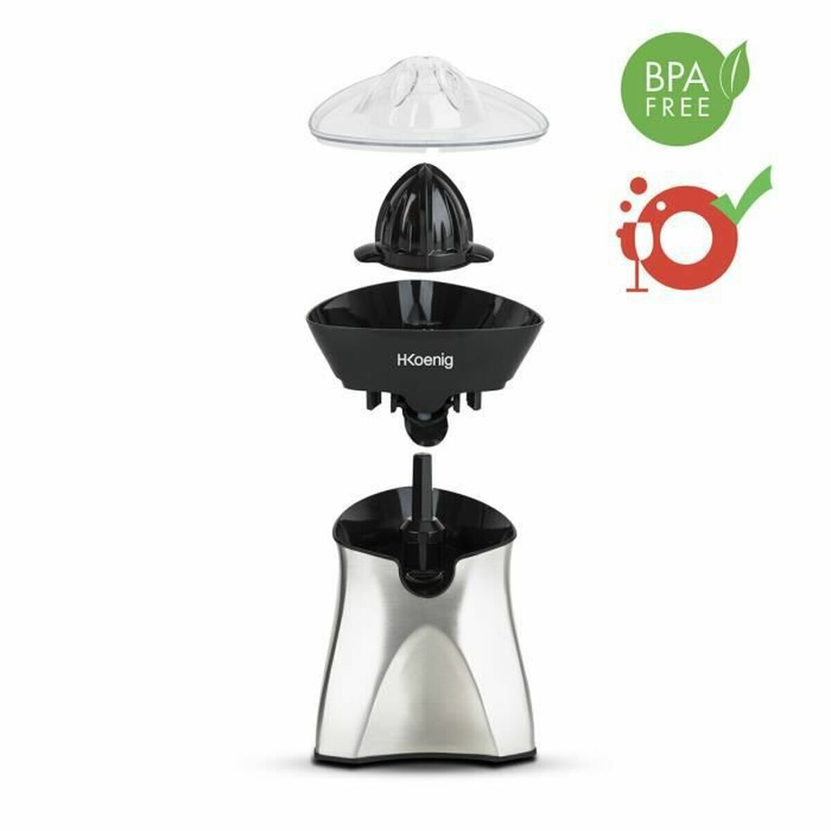 Electric Juicer Hkoenig AGR60 600 W Stainless steel 600 W-1