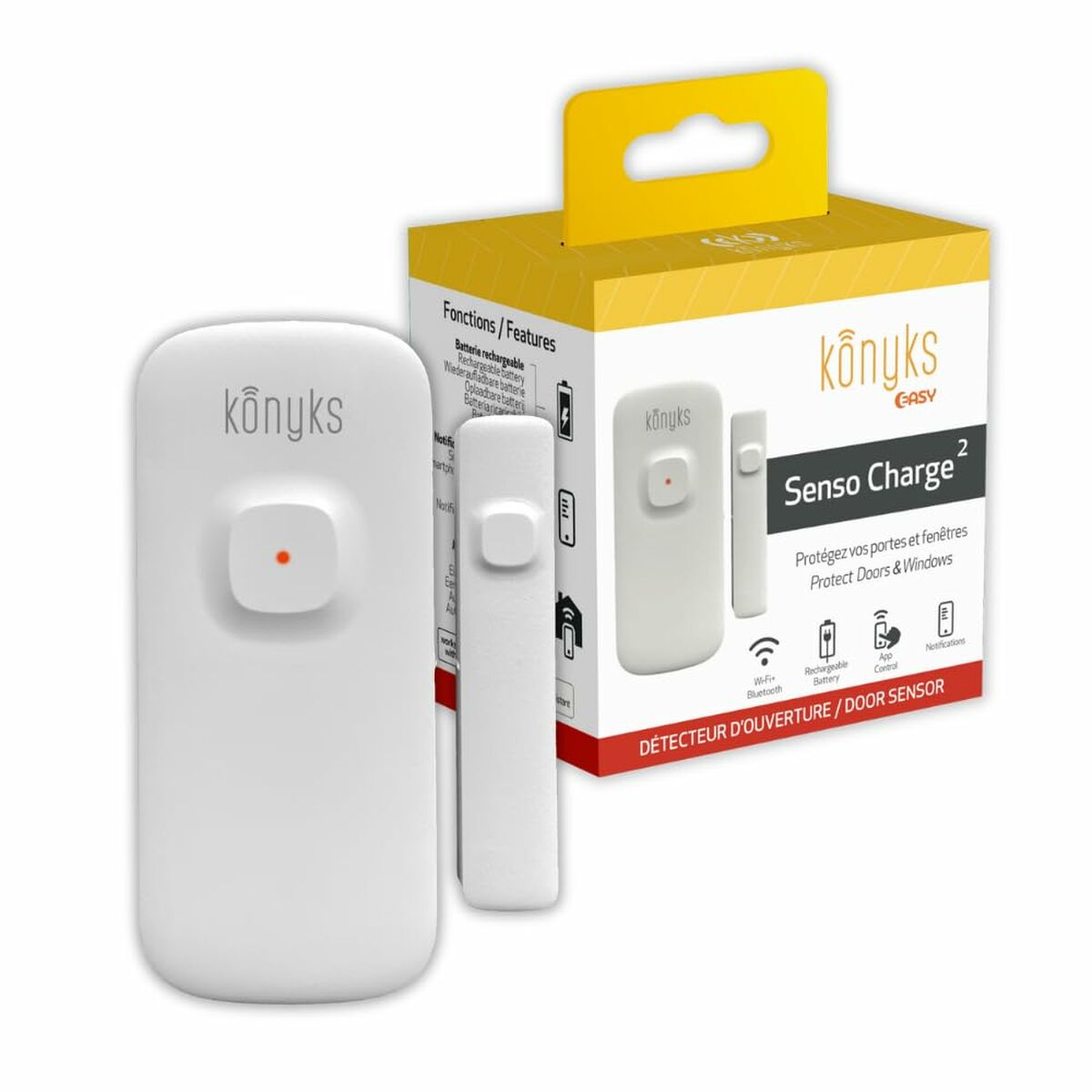 Open Doors and Windows Detector Konyks Senso Charge 2 Wi-Fi 2,4 GHz-3