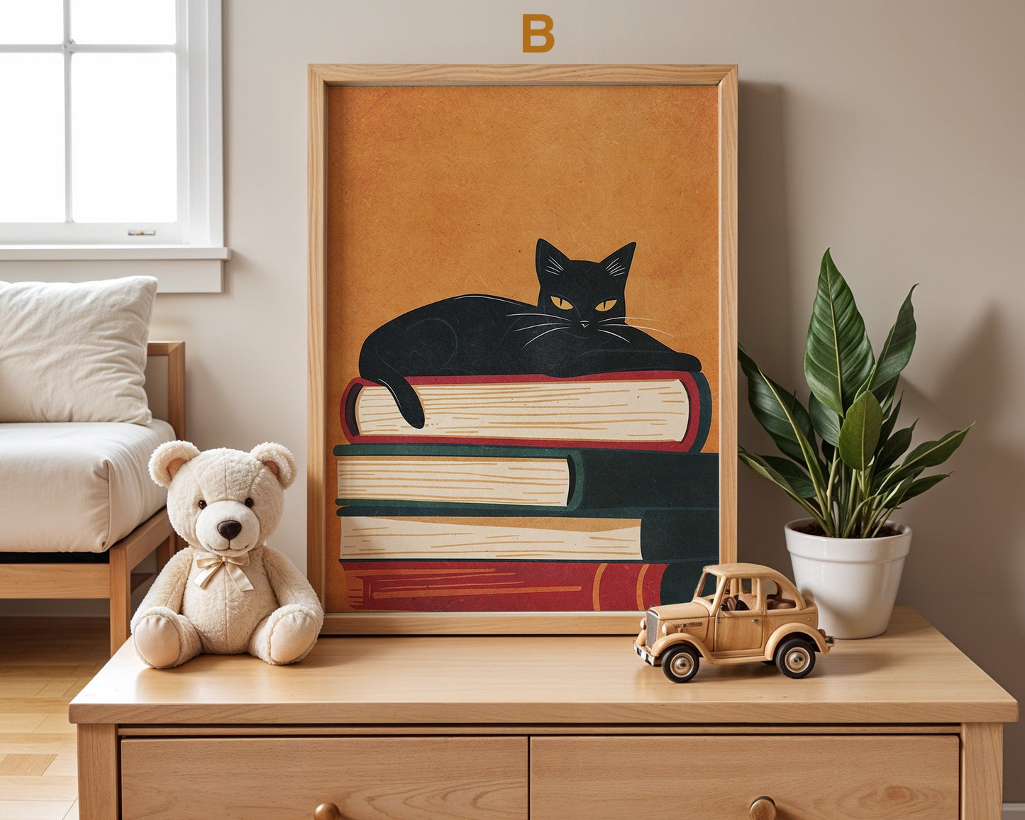 Poster Kinderzimmer · Geschenkidee für Kinder · Fuchs Koala Corgi Eichhörnchen Katze · Deko Print ohne Rahmen-2