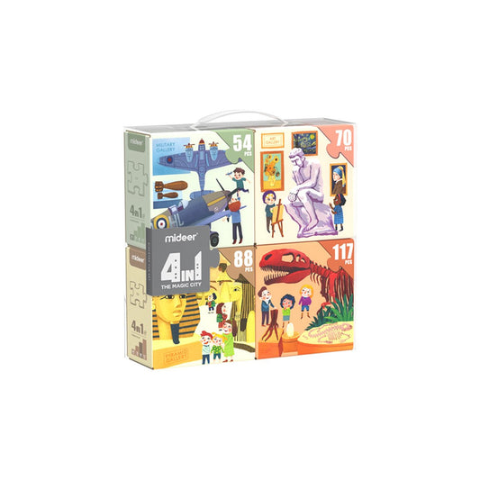 4 In 1 My Visit To The Museum Puzzle Set 329pcs-0