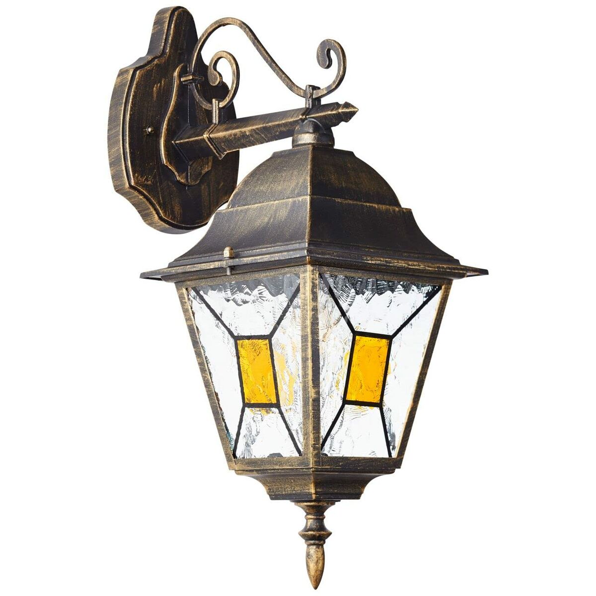 Garden Lantern Brilliant Janel Black 60 W E27 Exterior-0
