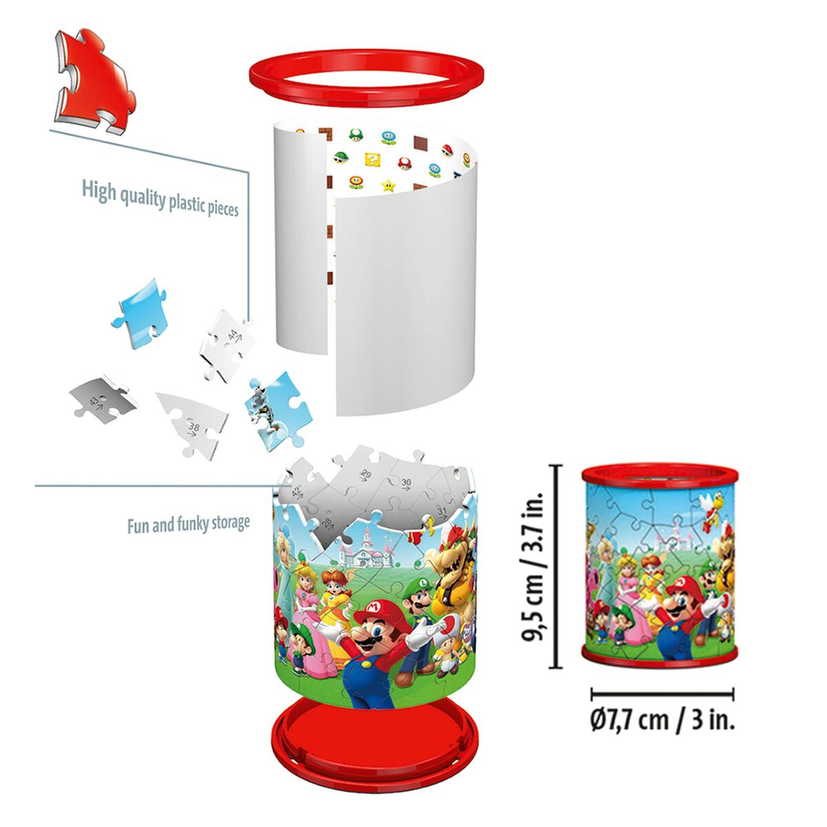 Puzzle Ravensburger Iceland: Kirkjuffellsfoss  3D (54 Pieces)-3