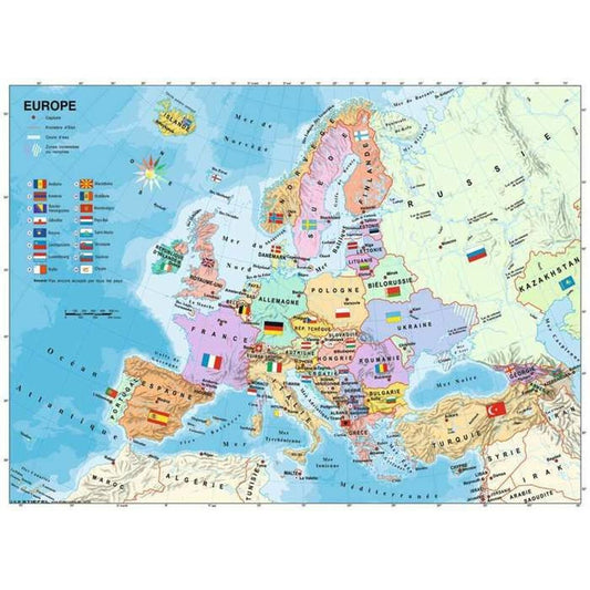 Puzzle Ravensburger Carte d'Europe-1