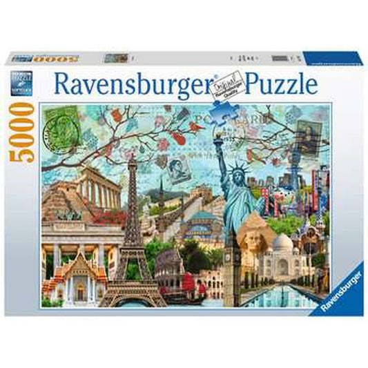 Puzzle Ravensburger 17118 Big Cities Collage 5000 Pieces-0