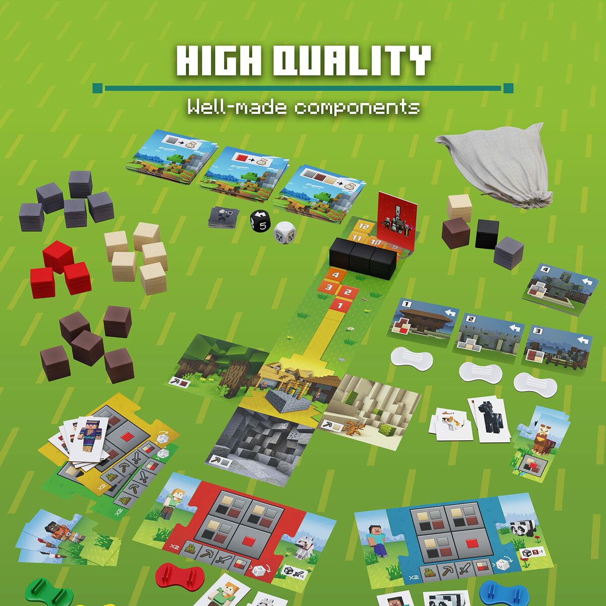 Board game Minecraft Heroes of the Village-2