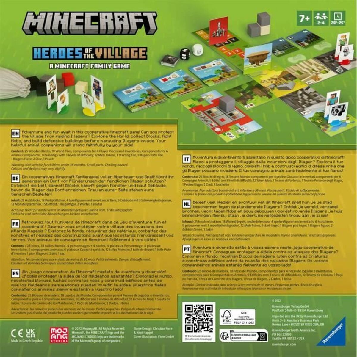 Board game Minecraft Heroes of the Village-1