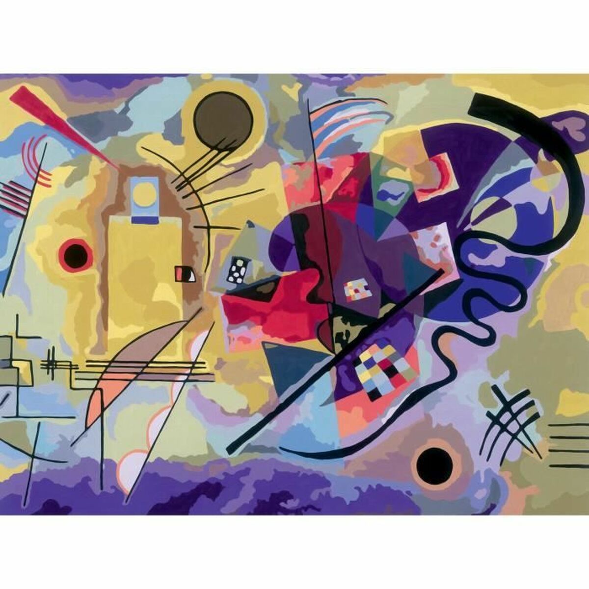 Colouring Puzzle Ravensburger Kandinsky-3