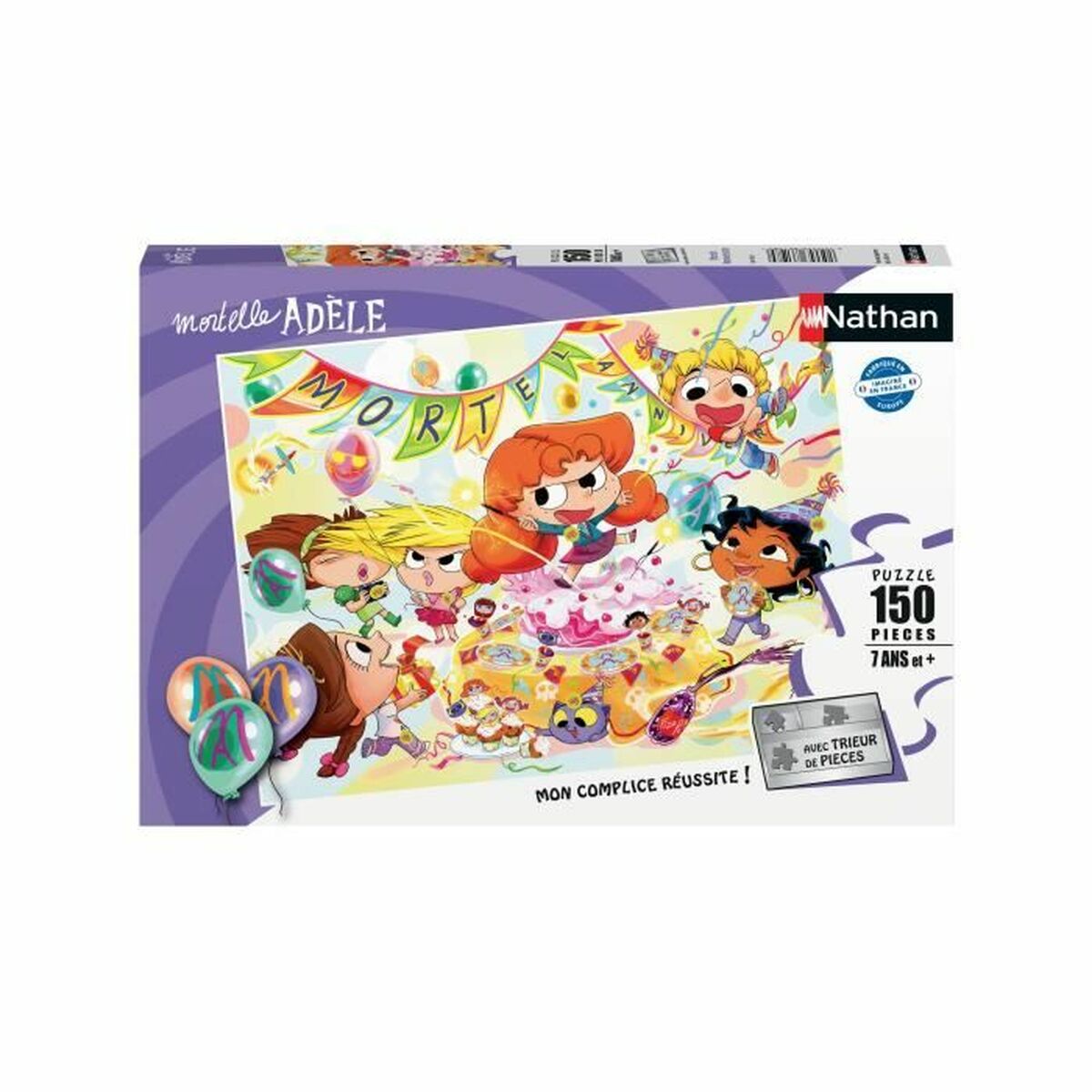 Puzzle Nathan Nathan Mortel Anniversaire Mortelle Adèle 150 Pieces-0