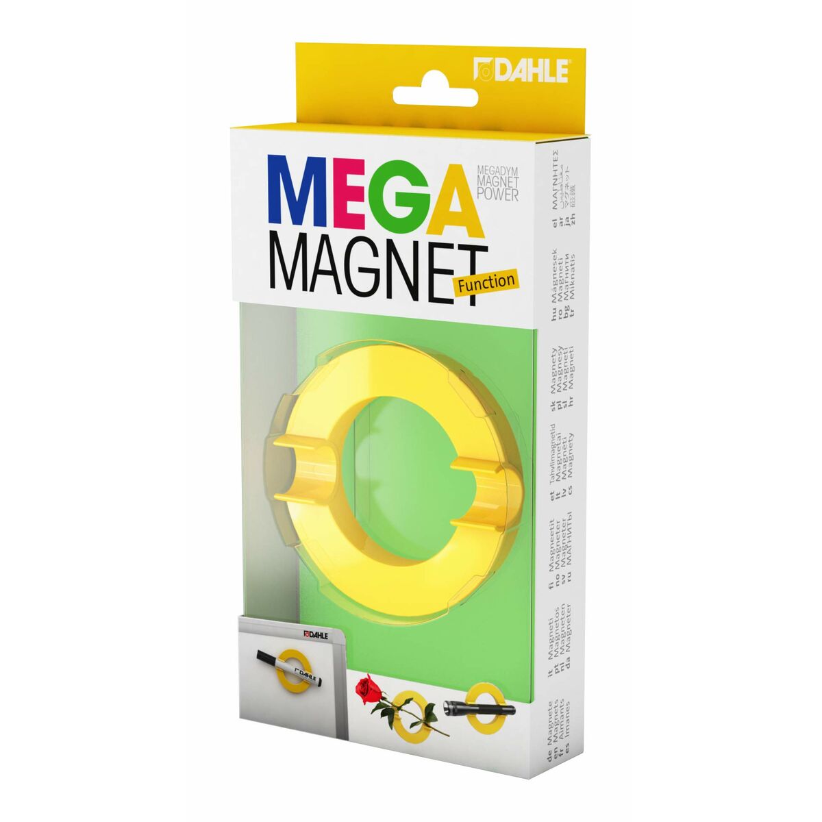 Magnet Novus MEGA Magnet  CIRCLE XL Yellow Circle Ø 8 cm-6