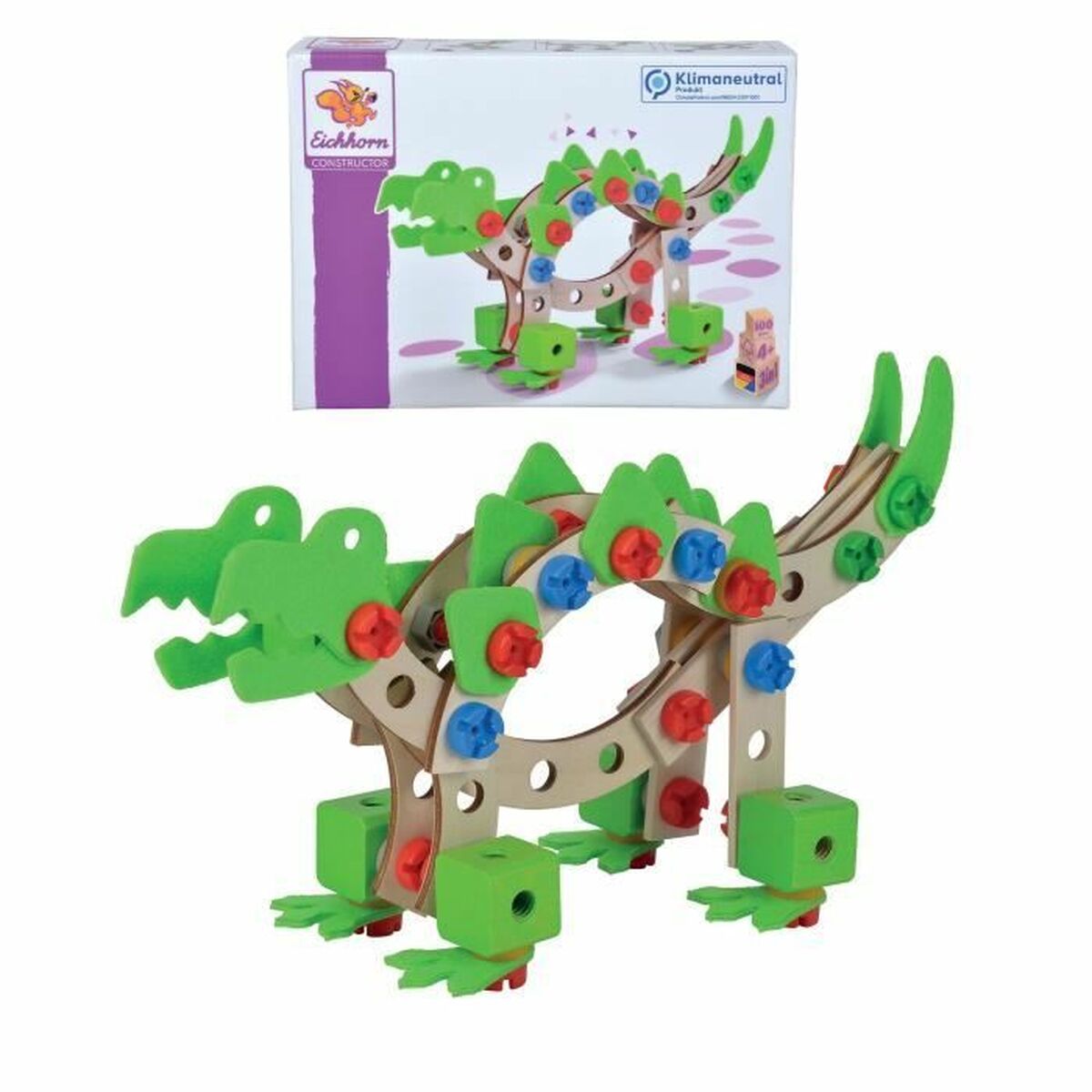 Construction set Eichhorn Multicolour 100 Pieces-4