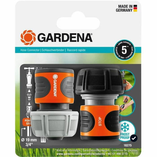 Hose connector Gardena Aquastop 18275-20 2 Units-0