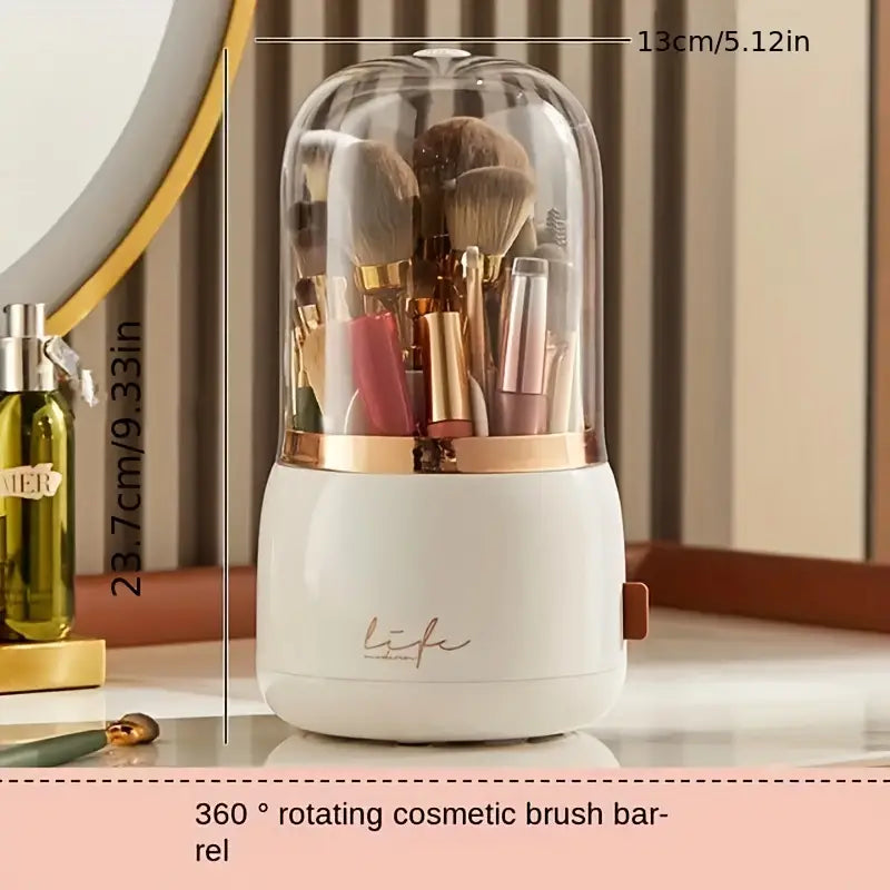 360° Rotating Makeup Brush Organiser-2