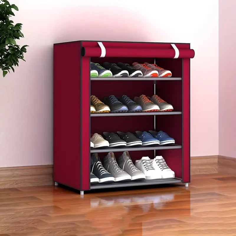 Experience the ultimate shoe storage solution with this dustproof cabinet-1