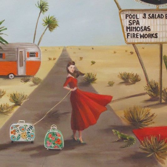 Desert Queen Motel Art Print 8.5"x11"-1