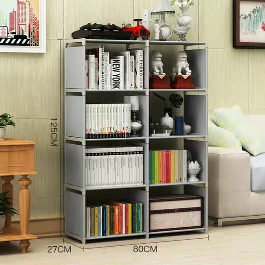 5-Tier Simple Bookshelf Easy Assembly DIY Bookcase-1