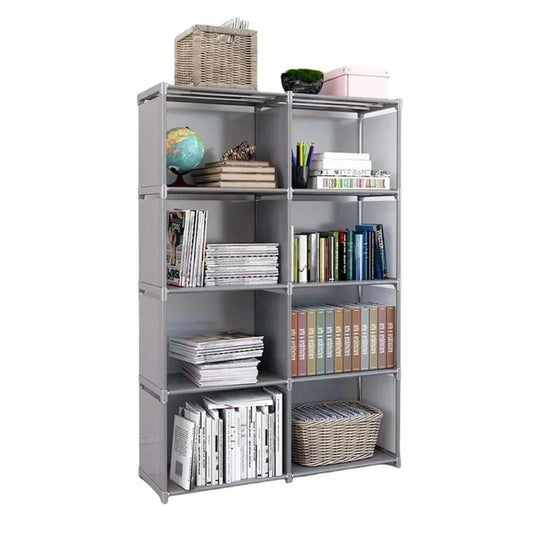 5-Tier Simple Bookshelf Easy Assembly DIY Bookcase-0
