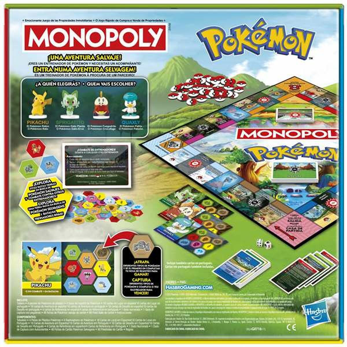 Board game Hasbro Monopoly Pokemon-5