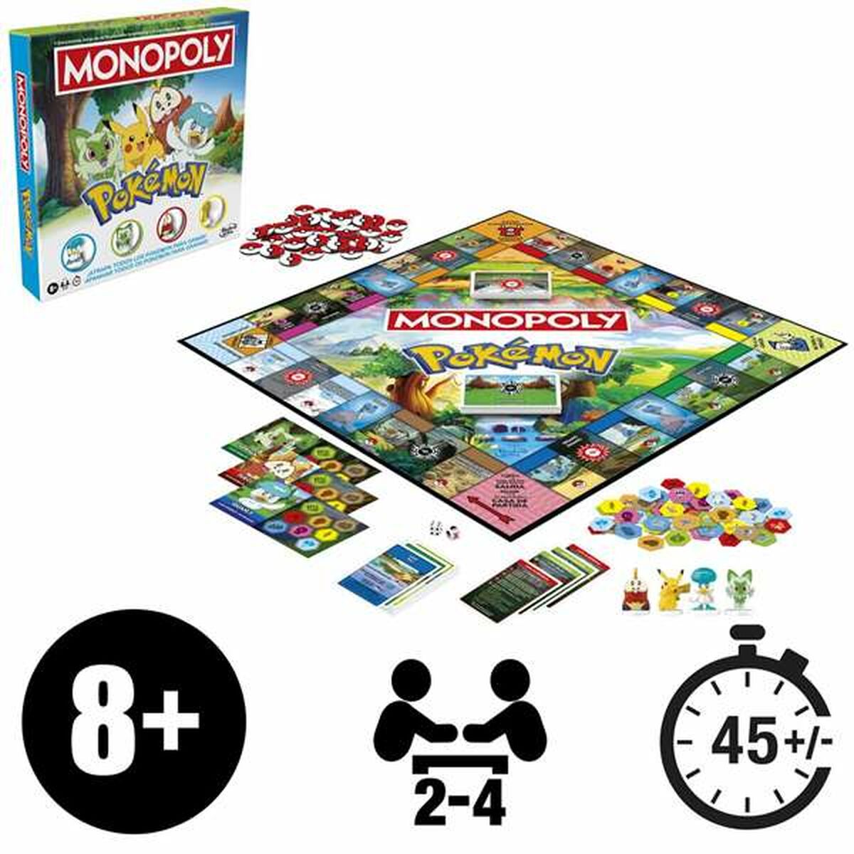Board game Hasbro Monopoly Pokemon-3