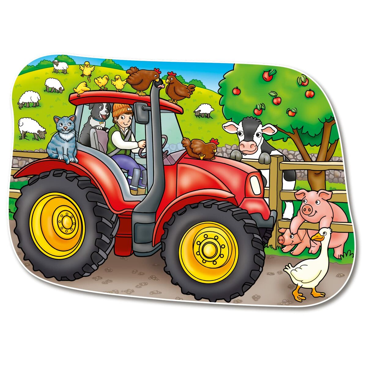 Puzzle Orchard Big Tractor (FR)-1
