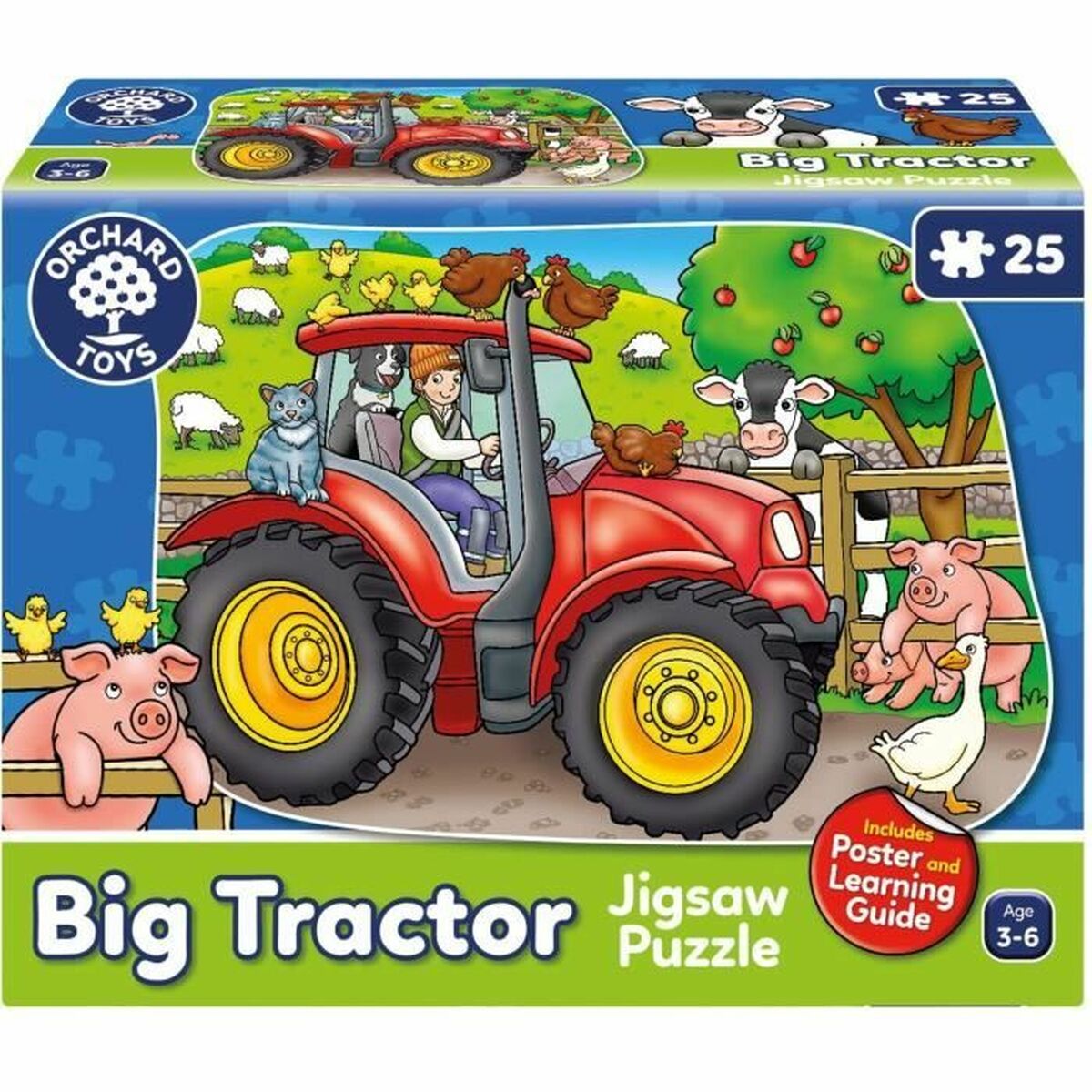Puzzle Orchard Big Tractor (FR)-0