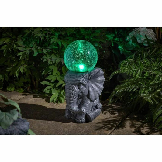 Solar lamp elephant White-1