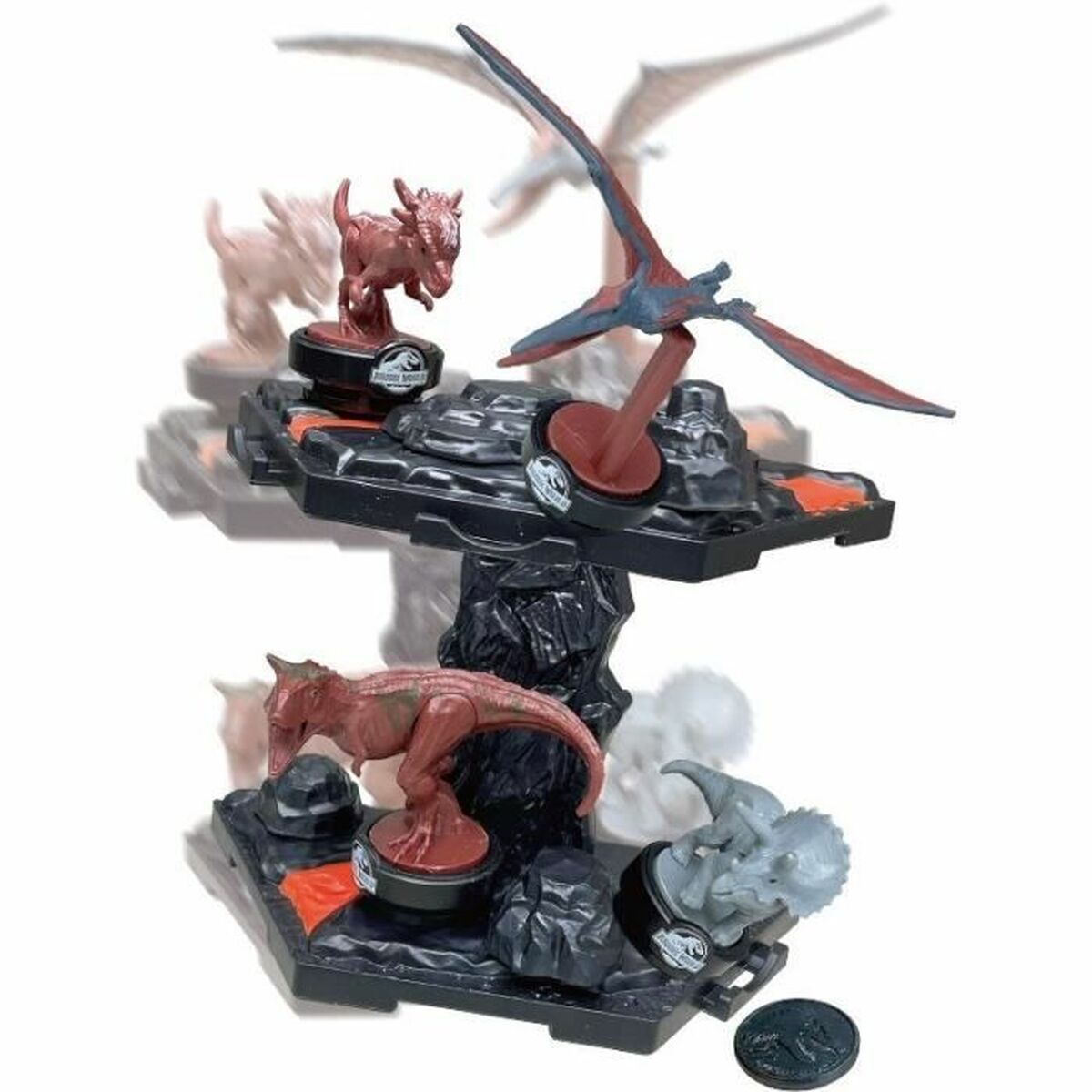 Board game EPOCH D'ENFANCE Jurassic World Volcano Quake-1