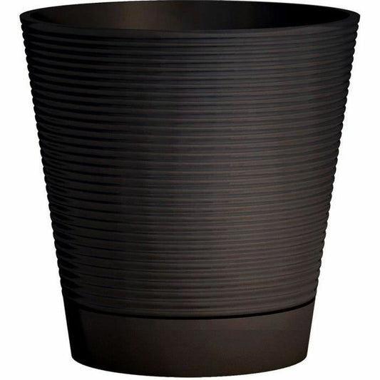 Self-watering flowerpot Garden ID Black 40 cm-0