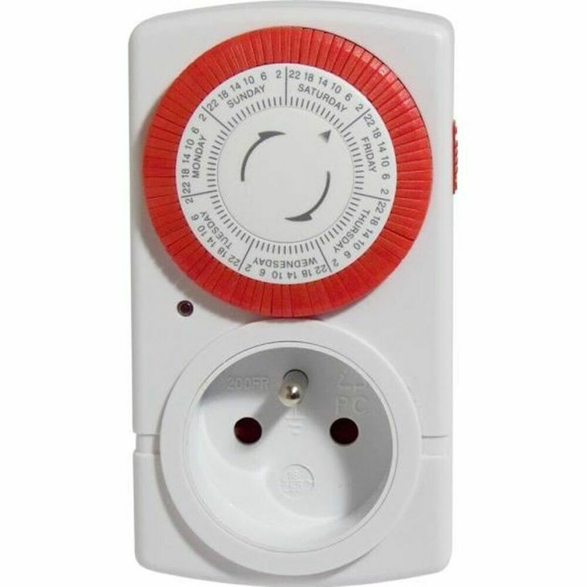 Plug with analogue programmer Chacon-0