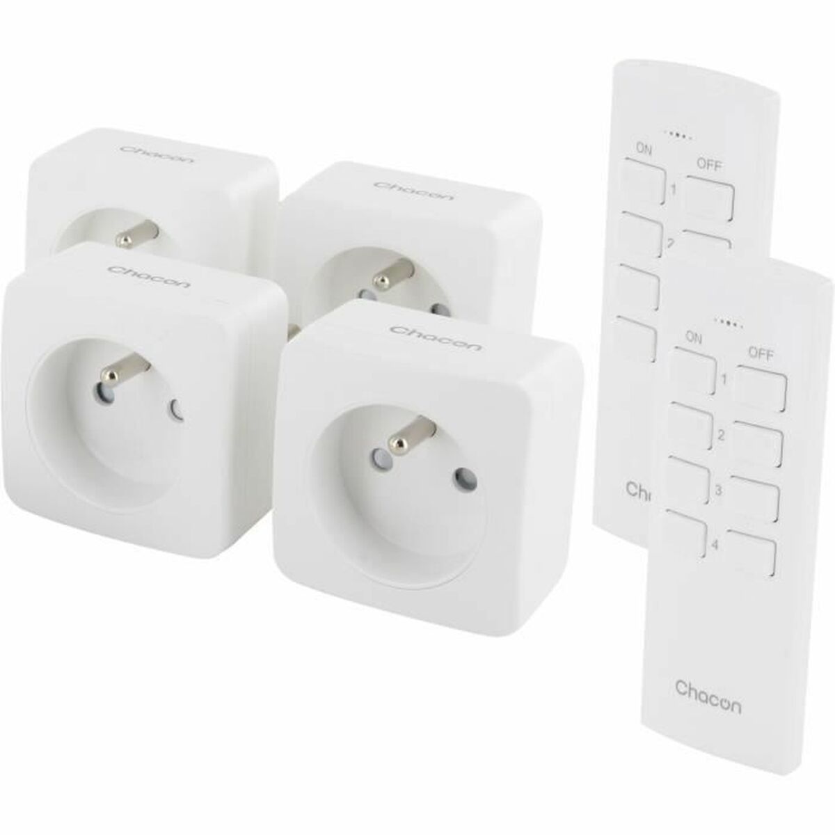 Set of plugs with remote control Chacon   6 Pieces-0