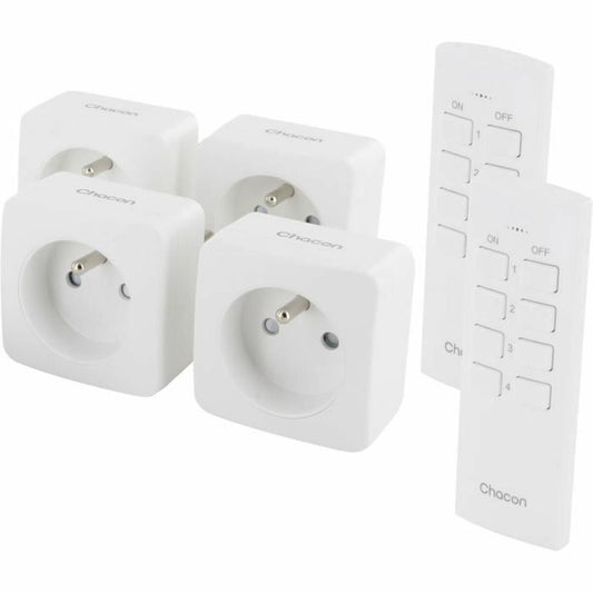 Set of plugs with remote control Chacon   6 Pieces-0