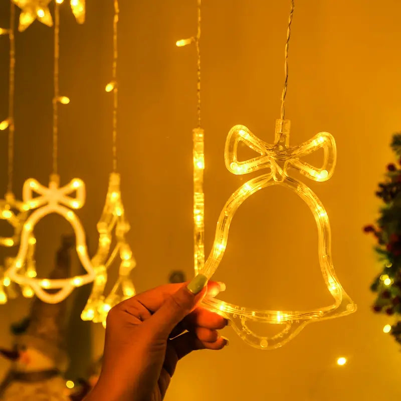 Merry & Bright: Christmas Curtain Illumination-3