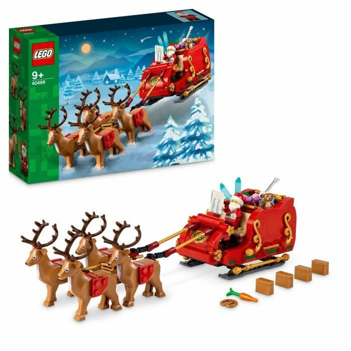 Construction set Lego 40499 Santa s Sleigh Multicolour-0