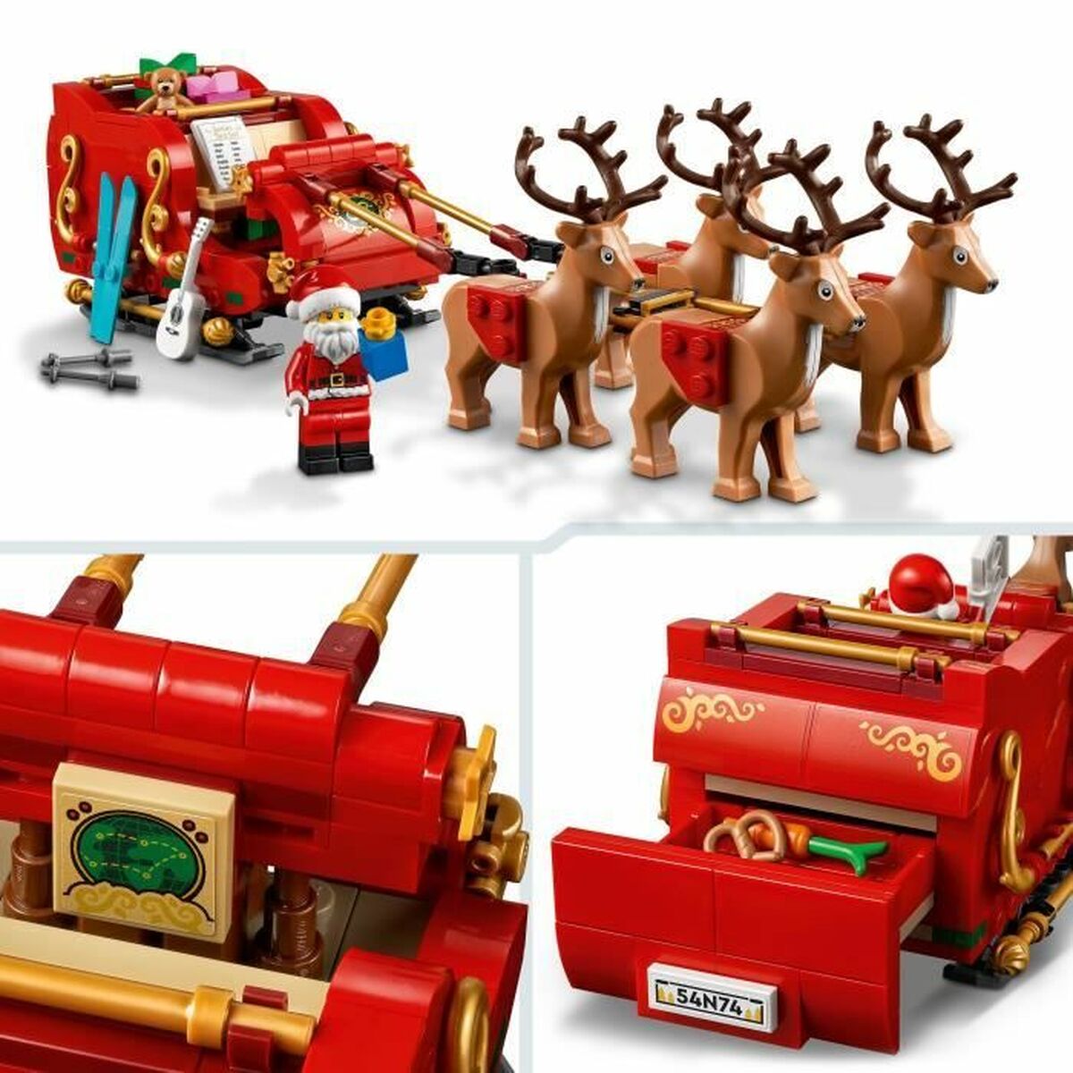 Construction set Lego 40499 Santa s Sleigh Multicolour-3