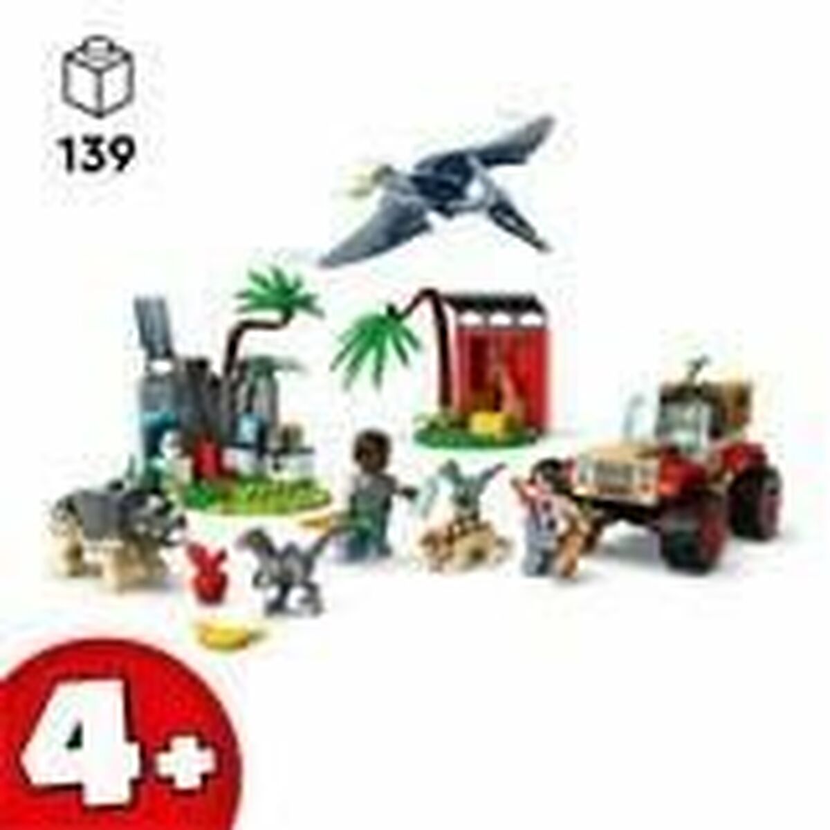 Construction set Lego 76963 Jurassic World Baby Dinosaur Rescue Center Multicolour-5