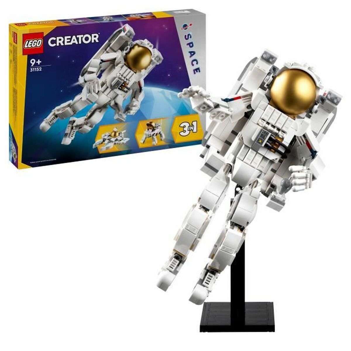 Construction set Lego 31152 Creator 3in1 Astronaut in Space Multicolour 647 Pieces-0