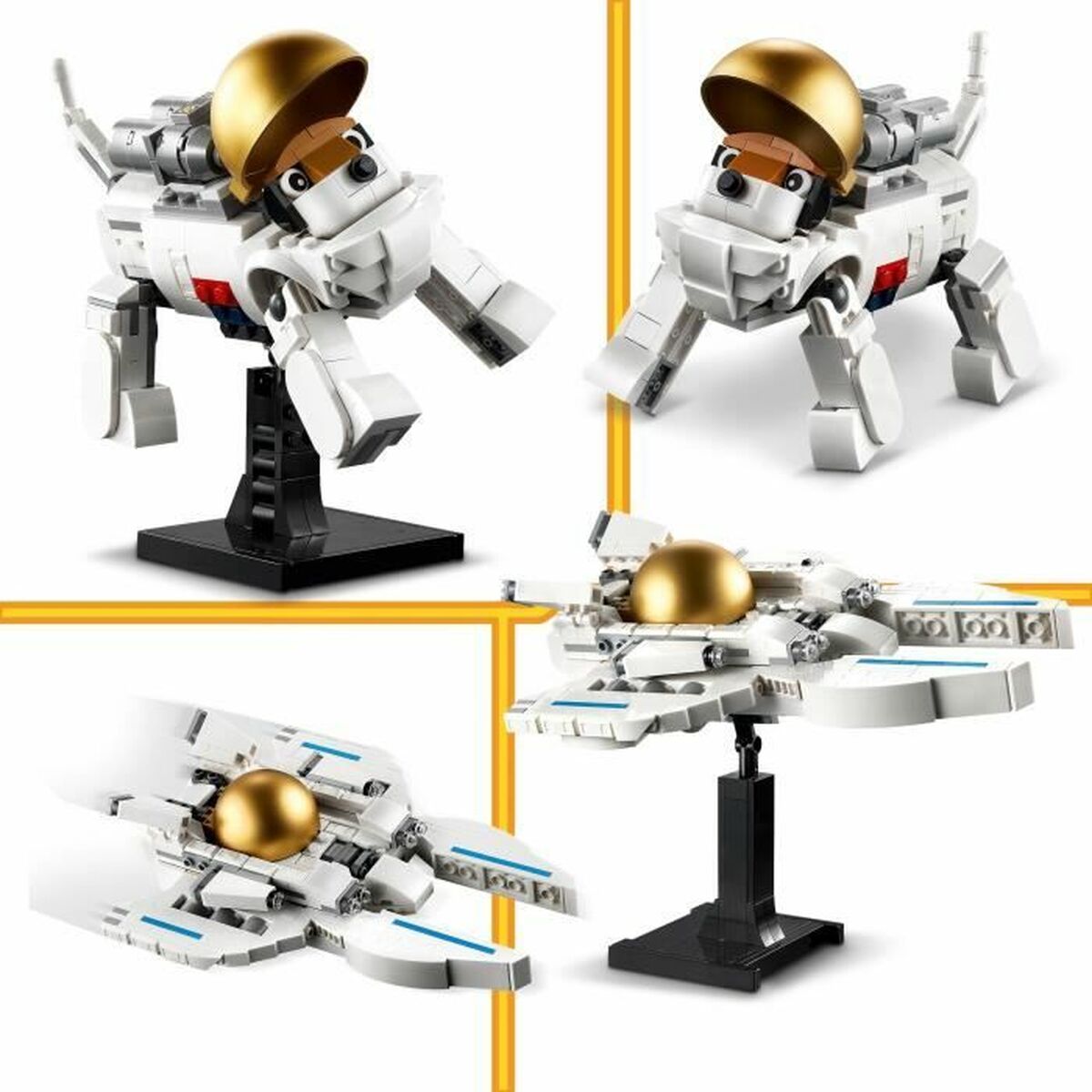 Construction set Lego 31152 Creator 3in1 Astronaut in Space Multicolour 647 Pieces-3