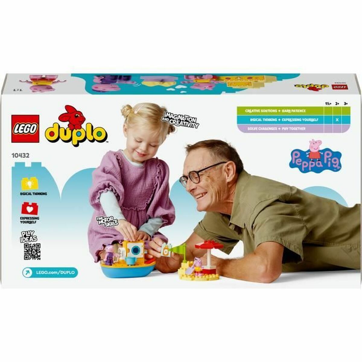Construction set Lego Peppa Pig's Boat Trip Multicolour-1